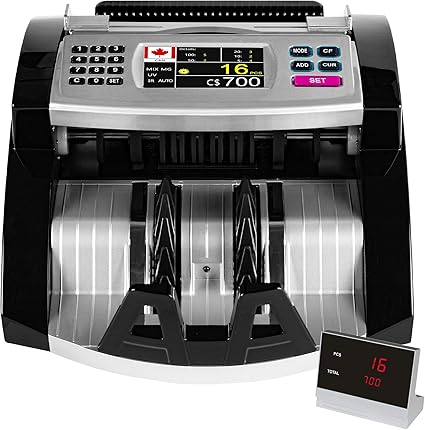 HECHKER Money Counter 9900 Mixed denomination count