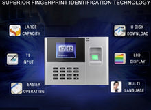 Load image into Gallery viewer, Hechker N-308 Fingerprint Time attendance with access control TCP/IP
